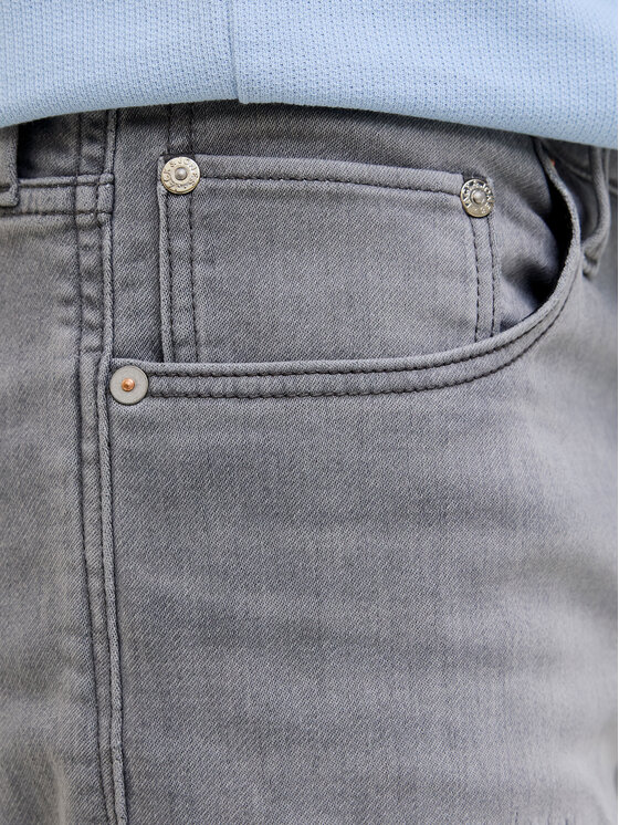 Jack & Jones Jack & Jones Džínsové šortky Rick 12269503 Sivá Regular Fit