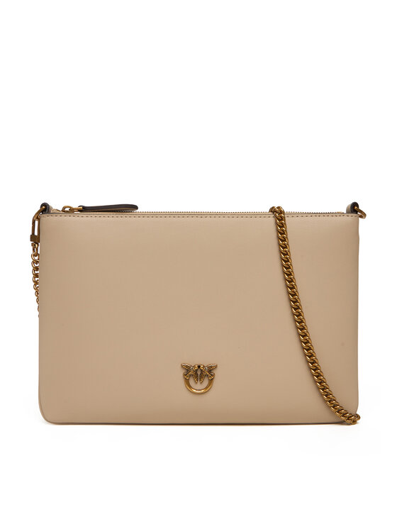 PINKO PINKO Kabelka Flat Classic AI 25-26 PCPL 100455 A0F1 Béžová