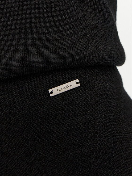 Calvin Klein Calvin Klein Kötött nadrág K20K207680 Fekete Straight Fit