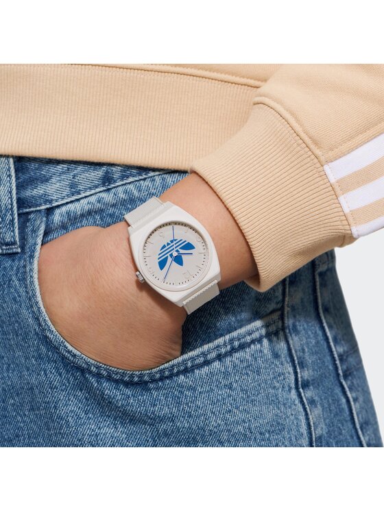 adidas Originals Zegarek Project Two Watch AOST23048 Biały | Modivo.pl