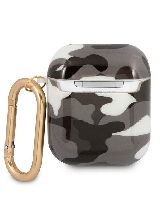 Guess Guess Etui na słuchawki AirPods Czarny