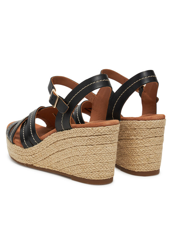 Clarks Clarks Espadrile Sabina Strap 26181462 Negru