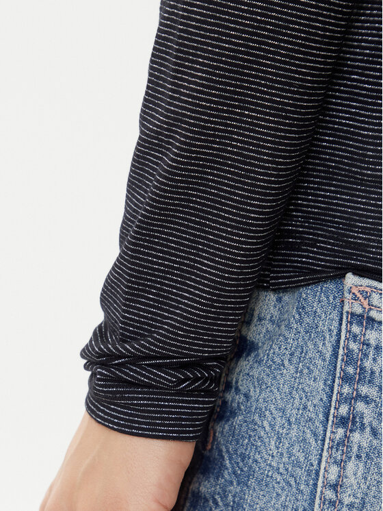 Vero Moda Vero Moda Rollkragenpullover Lava 10334586 Schwarz Loose Fit