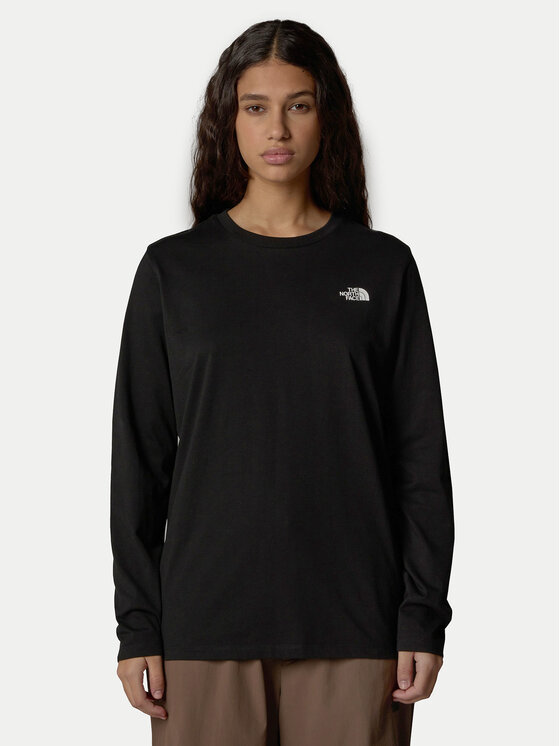 The North Face The North Face Blúzka Simple Dome NF0A87QP Čierna Relaxed Fit