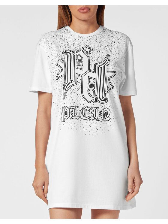 PHILIPP PLEIN PHILIPP PLEIN Vestito da giorno 14905 Bianco Over Fit