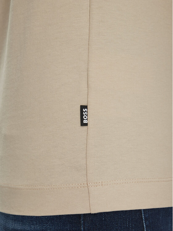 BOSS BOSS T-särk Thompson 04 50501097 Beež Regular Fit