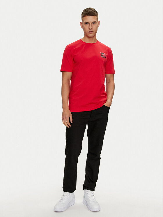HUGO Hugo T-shirt Dimoniti 50522434 Crvena Regular Fit