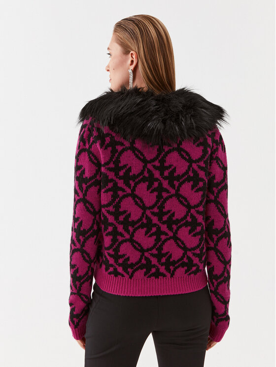 PINKO Pinko Kardigan Pony 101576 A11F Kolorowy Relaxed Fit