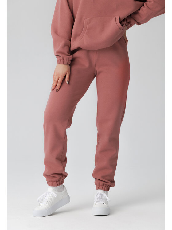 LAURELLA LAURELLA Teplákové kalhoty 3TU007 Oranžová Regular Fit