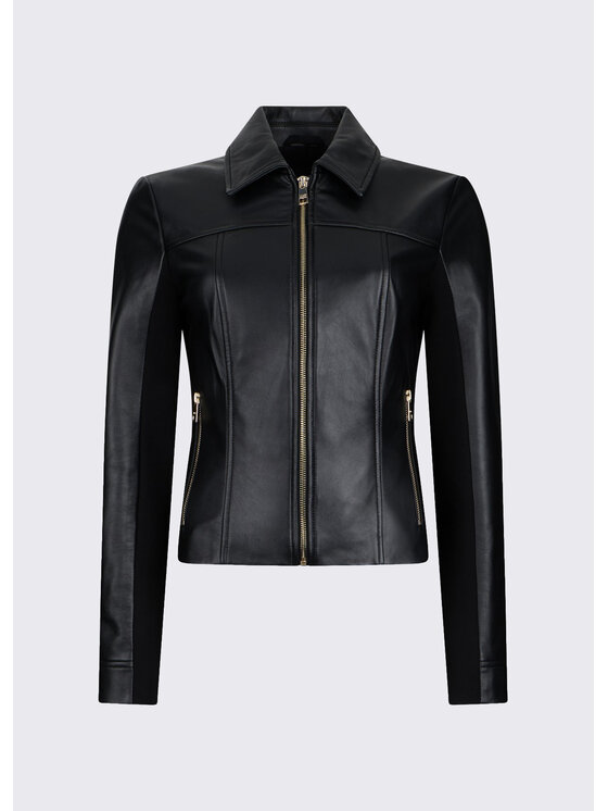 Liu Jo Liu Jo Giacca di pelle CA6029P040922222 Nero Slim Fit