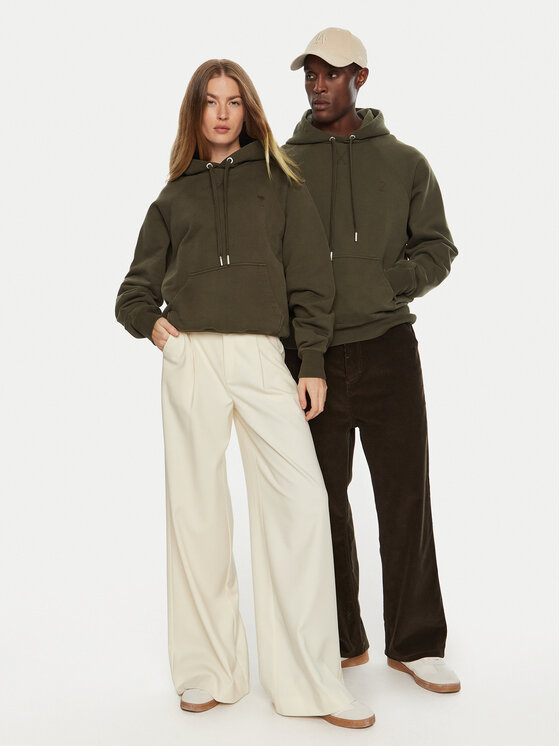 AMI PARIS AMI PARIS Pulóver USW240 JE0091 Khaki Regular Fit