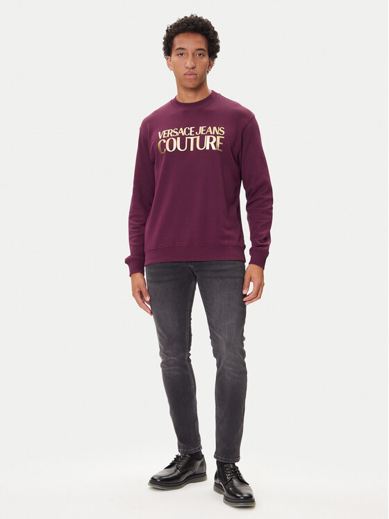 Versace Jeans Couture Versace Jeans Couture Felpa 79GAIT05 Viola Regular Fit