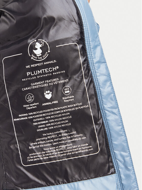 Save The Duck Save The Duck Зимова куртка D31470W LOVE23 Світло-синій Regular Fit