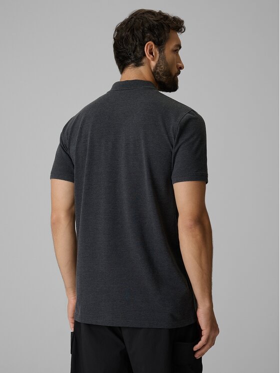 4F 4F Polo 4FRSS26TPTSM0899-23M Szary Regular Fit