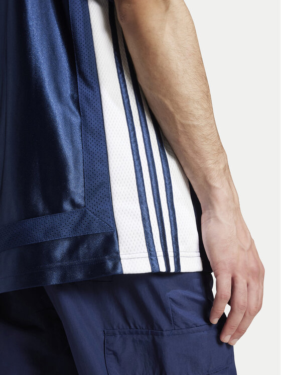 adidas adidas Marškinėliai Adibreak JD4248 Tamsiai mėlyna Loose Fit