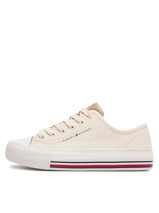 Tommy Hilfiger Tommy Hilfiger Tennised Low Cut Lace-Up Sneaker T3A9-33185-1687 S Beež