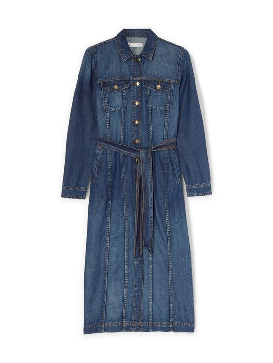 Motivi Motivi Vestito da giorno 7237Q003355N024 Blu Baggy Fit