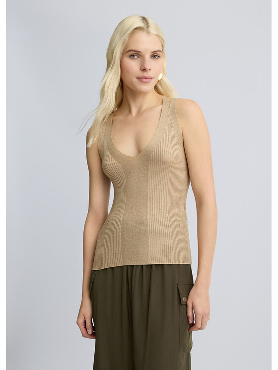Liu Jo Liu Jo Maglione WA5057MS64JA4342 Beige Regular Fit