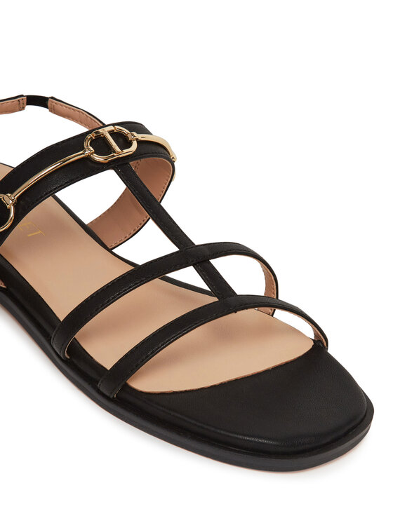 TWINSET TWINSET Sandały 251TCP086 Czarny