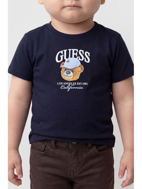 Guess Kids Guess Kids T-Shirt 183750 Niebieski Classic Fit