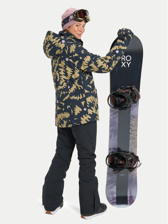 Roxy Roxy Snowboard kabát Jetty ERJTJ03529 Fekete Regular Fit