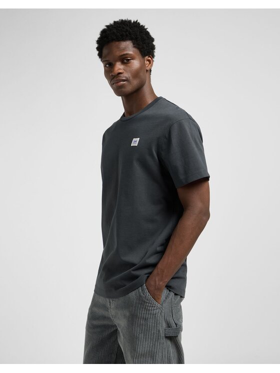 Lee Lee T-Shirt WW TEE Czarny Relaxed Fit