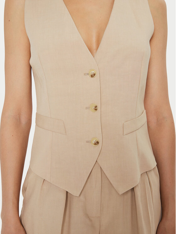 ViCOLO ViCOLO Liemenė TB1569 Smėlio Regular Fit