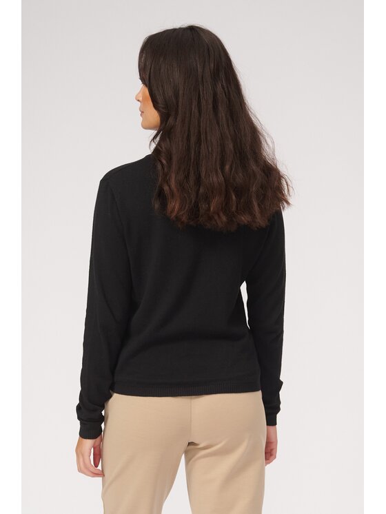 TeeShoppen TeeShoppen Sweter 'Basic Collection' Czarny Regular Fit