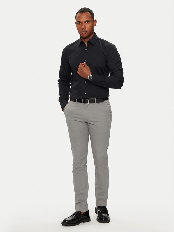 BOSS Boss Košeľa H-Hank-Kent-C1-214 50469345 Čierna Slim Fit