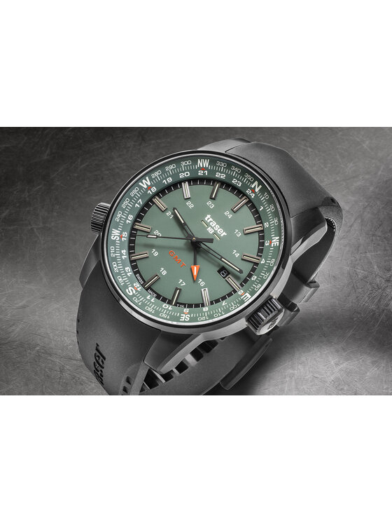 Traser Traser Zegarek TS-109744 Zielony