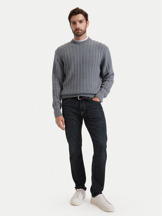 BOSS BOSS Jeansy Delaware 50566047 Granatowy Slim Fit