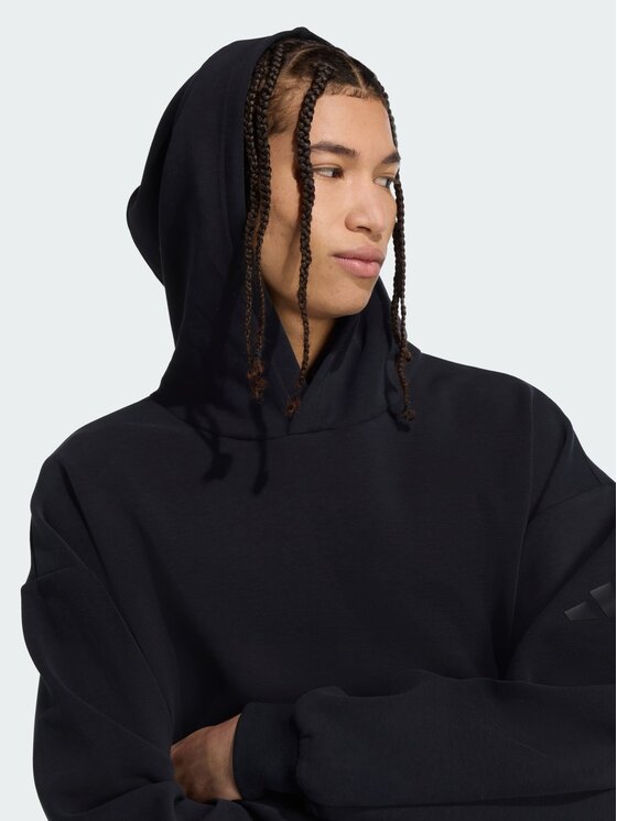 adidas adidas Bluza 154391 Czarny Loose Fit
