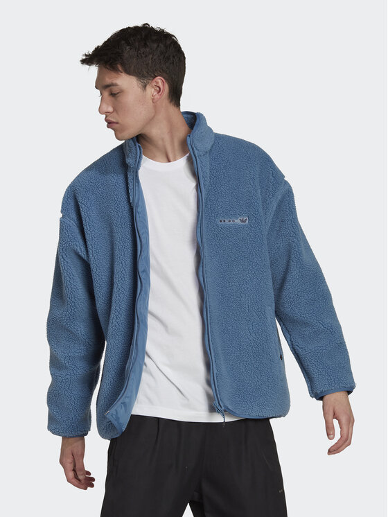 adidas adidas Bunda pro přechodné období Reclaim Sherpa Jacket HK2770 Modrá Regular Fit