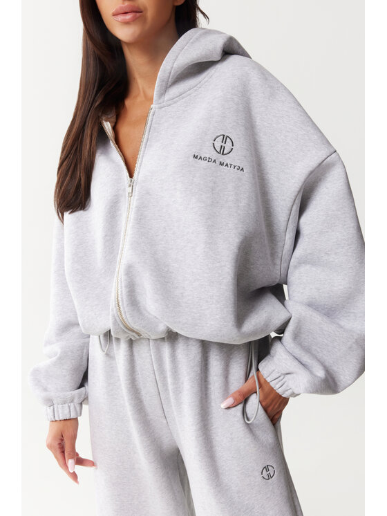 Magda Matyja Magda Matyja Spodnie dresowe ICON SWEATPANTS Szary Loose Fit