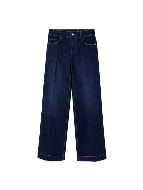 Oltre Oltre Jeansy P521R208902N034 Niebieski Baggy Fit