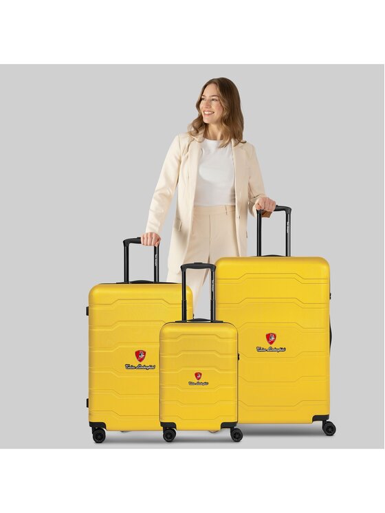 Tonino Lamborghini Tonino Lamborghini Komplet walizek 320312 Żółty
