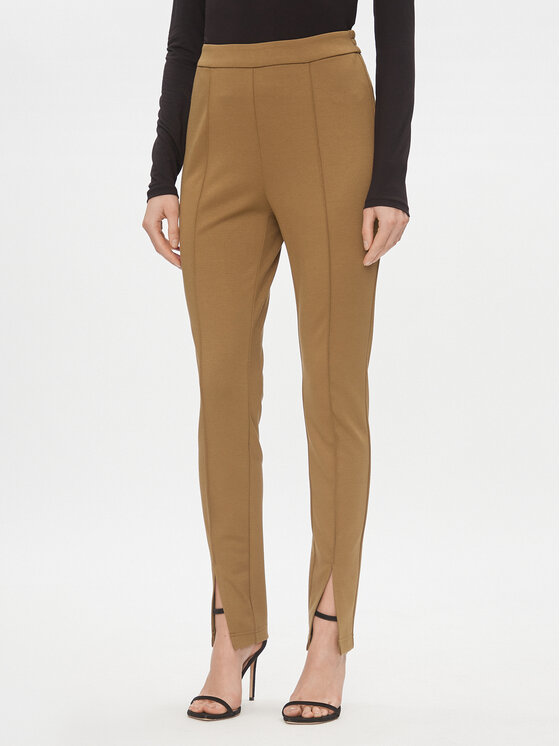 Vila Vila Pantaloni di tessuto Liva 14091907 Marrone Regular Fit