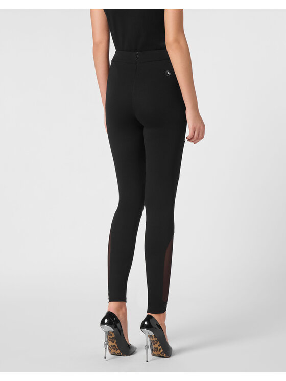 PHILIPP PLEIN PHILIPP PLEIN Legginsy 9465 Czarny Skin Tight Fit