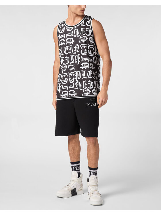 PHILIPP PLEIN PHILIPP PLEIN Tank top 9449 Čierna Regular Fit