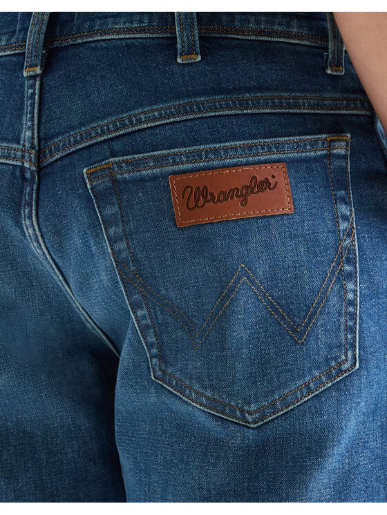 Wrangler Wrangler Szorty jeansowe TEXAS SHORTS Niebieski Straight Leg