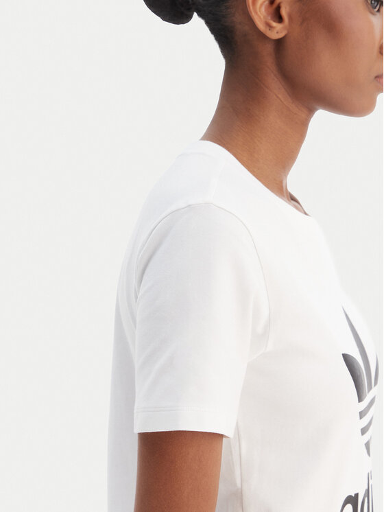 adidas adidas T-Shirt adicolor Classics Trefoil GN2899 Biały Regular Fit