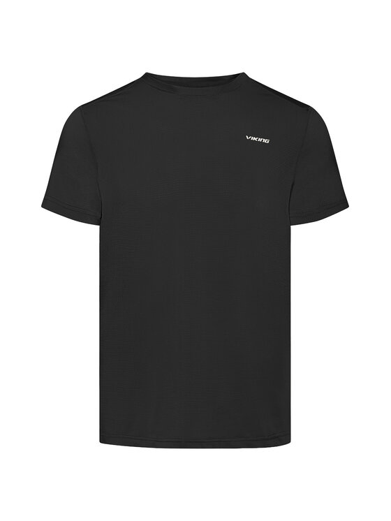 Viking Viking T-Shirt Tover Czarny Regular Fit