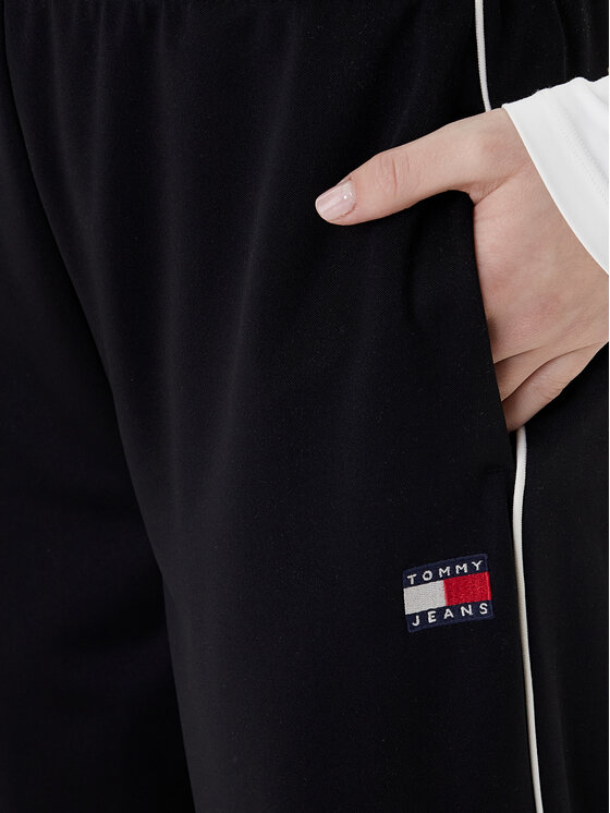 Tommy Jeans Tommy Jeans Teplákové nohavice Archive DW0DW22633 Čierna Regular Fit