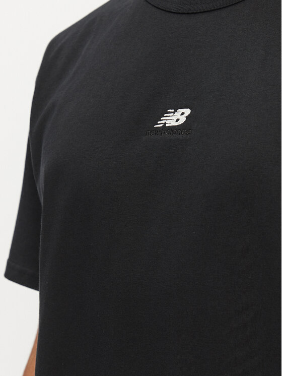 New Balance New Balance T-krekls Athletics Remastered Graphic Cotton Jersey Short Sleeve T-shirt MT31504 Melns Regular Fit