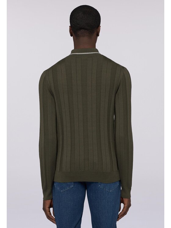 Trussardi Trussardi Cardigan M0048000006N035 Verde Regular Fit