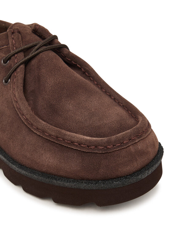 Clarks Clarks Pusbačiai Meare Walla 26182840 Tamsiai ruda