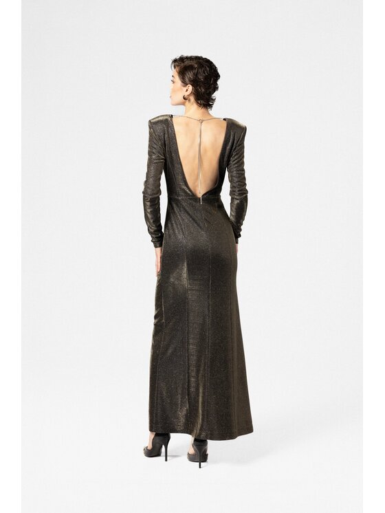 LE POSSÉ LE POSSÉ Večerní šaty SEZDTZZIS Zlatá Slim Fit
