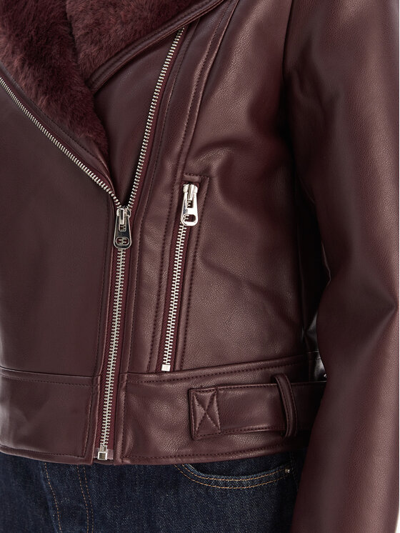 Vero Moda Vero Moda Μπουφάν από απομίμηση δέρματος Hailey 10250405 Μωβ Regular Fit