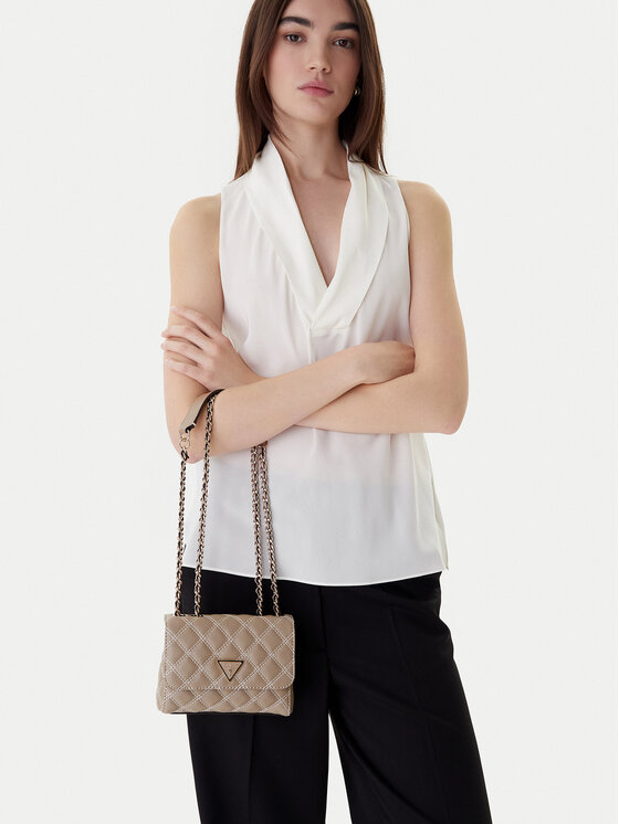Guess Guess Torbica Giully II Mini HWQG96 73740 Bež