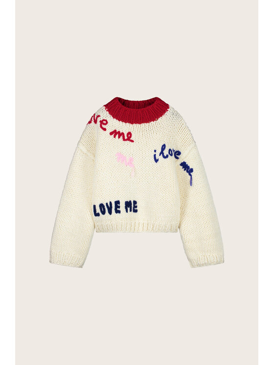 Fabienne Chapot Fabienne Chapot Sweter 7029-1607-72 Biały Regular Fit